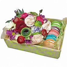 Подарочная коробочка. Печенье "Макарон"